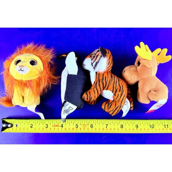 McDonald's National Geographic Kids 4" Happy Meal Plush Toys 2018 Lot of 4 - Picture 14 of 15